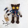 [라나돌스] 낚시꾼 고양이씨 손뜨개인형 DIY (도안 미포함)